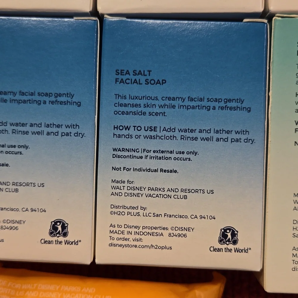 Disney Resorts H20+ facial soap bundle sea salt